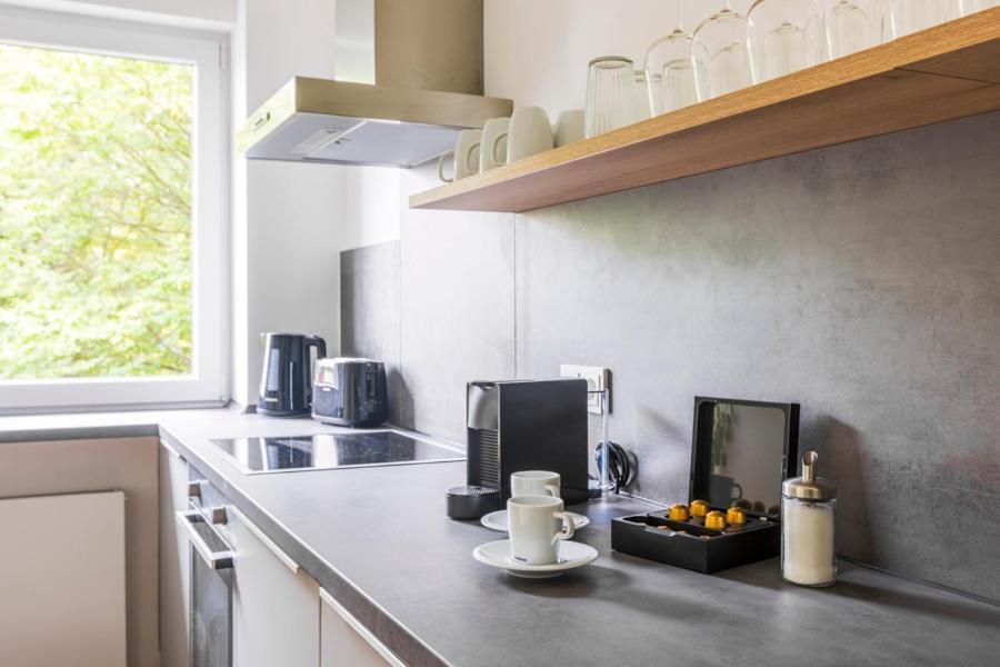 Glueck Auf Appartements Kaiserstrasse Muelheim Mulheim an der Ruhr Bagian luar foto